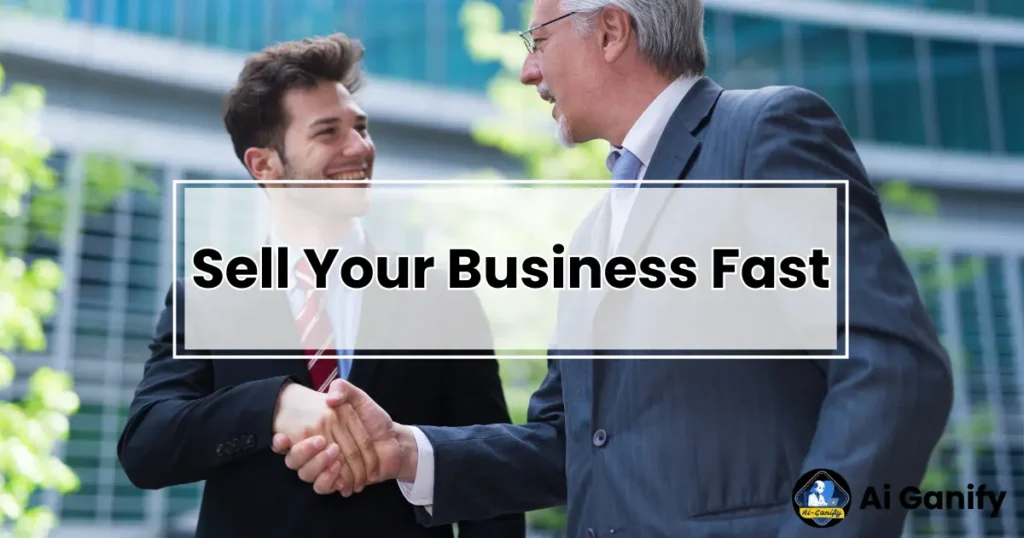 How to Sell your business fast
